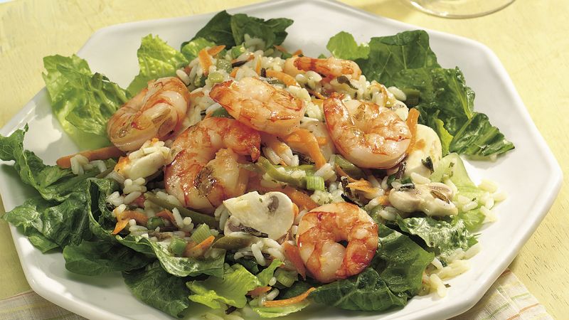 Grilled Shrimp and Wild Rice Salad