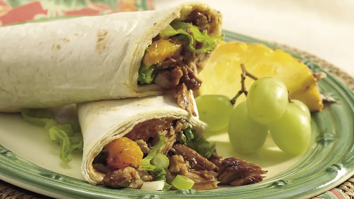 Slow-Cooker Hoisin Pork Wraps