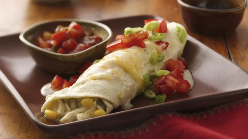 Creamy Chicken Enchiladas