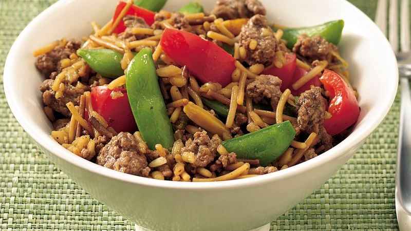 Gingered Rice and Beef