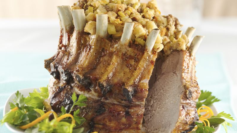 Pork Crown Roast with Fruited Stuffing Supreme