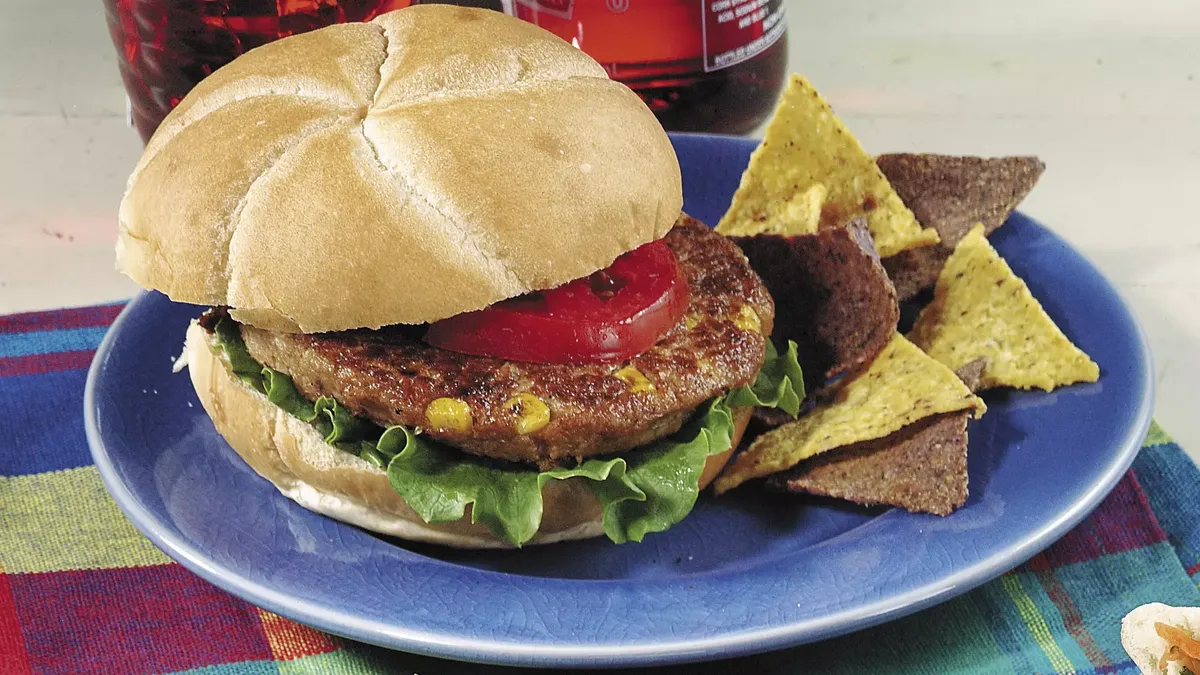 Green Chile-Bean Burgers