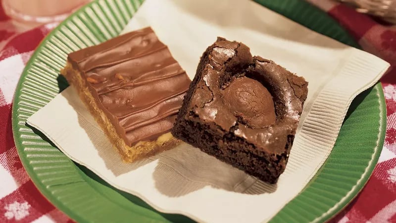 Peanut Butter Surprise Brownies