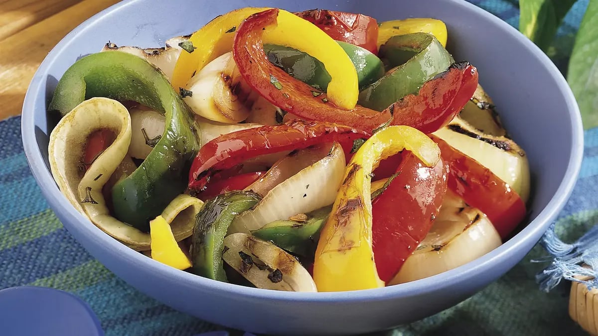 Grilled Mixed Peppers