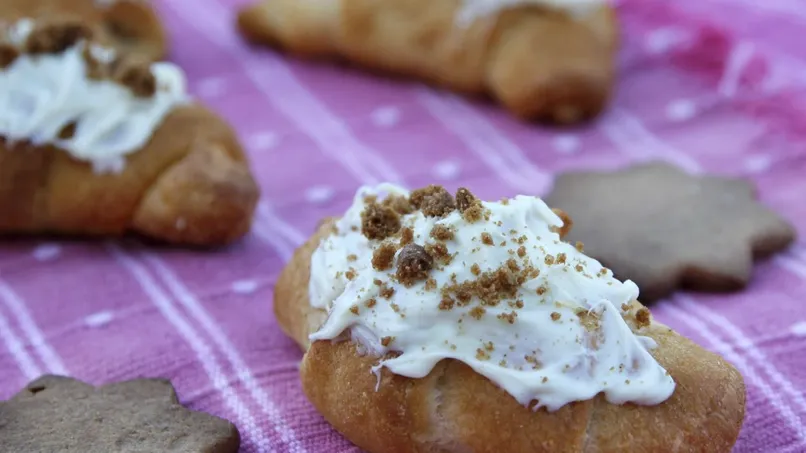 White Chocolate Crescent Rolls and Gingerbread Crescent Rolls