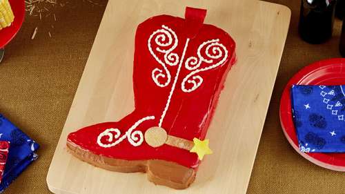 Cowboy Boot Cake