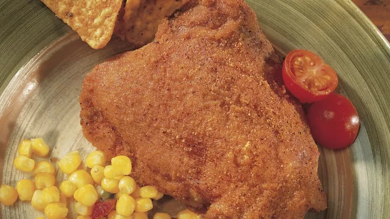 Microwave Chili-Coated Chicken