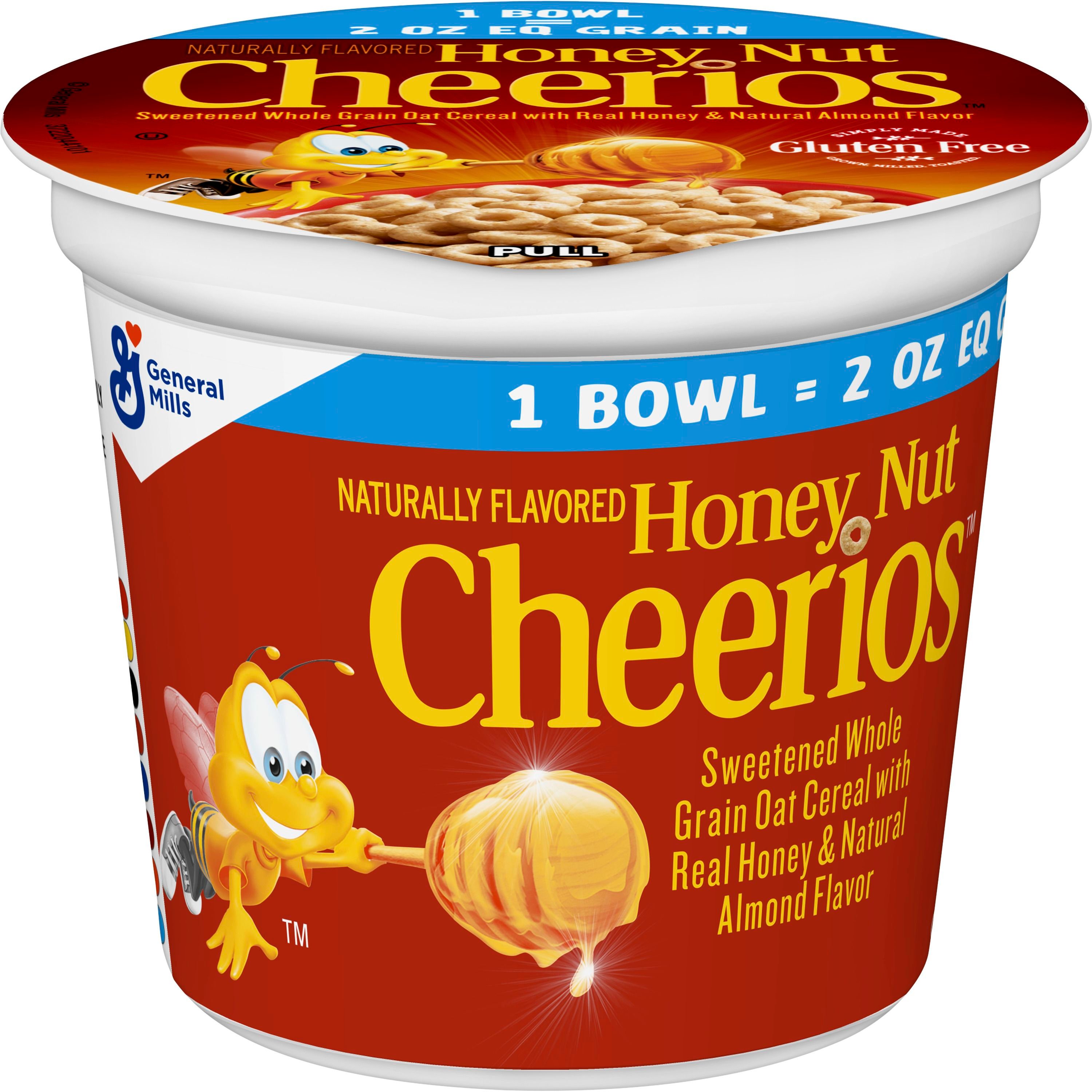 Honey Nut Cheerios™ Cereal Single Serve K12 2oz Eq Grain