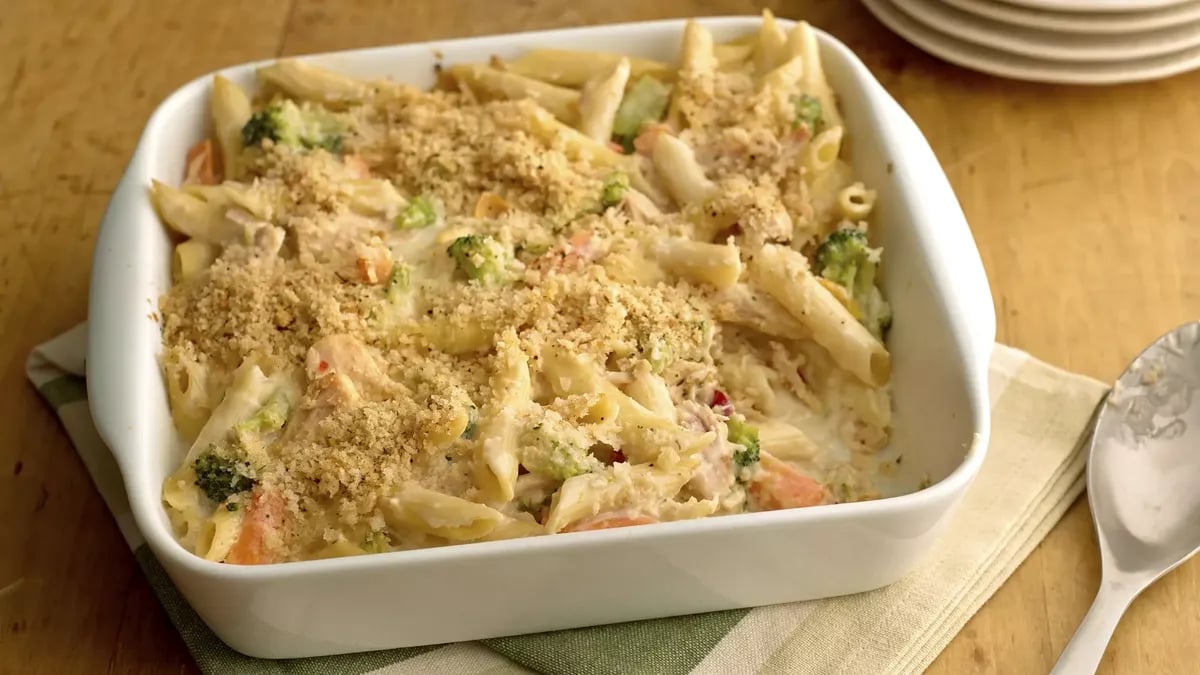 Cheesy Tuna Noodle Casserole