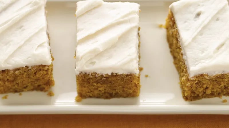 Pumpkin Bars (White Whole Wheat Flour)