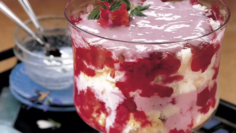 Easy Raspberry Trifle