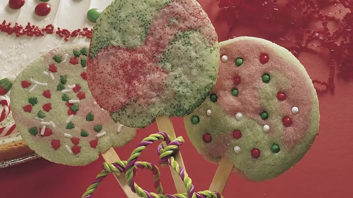 Colorful Cookie Pops