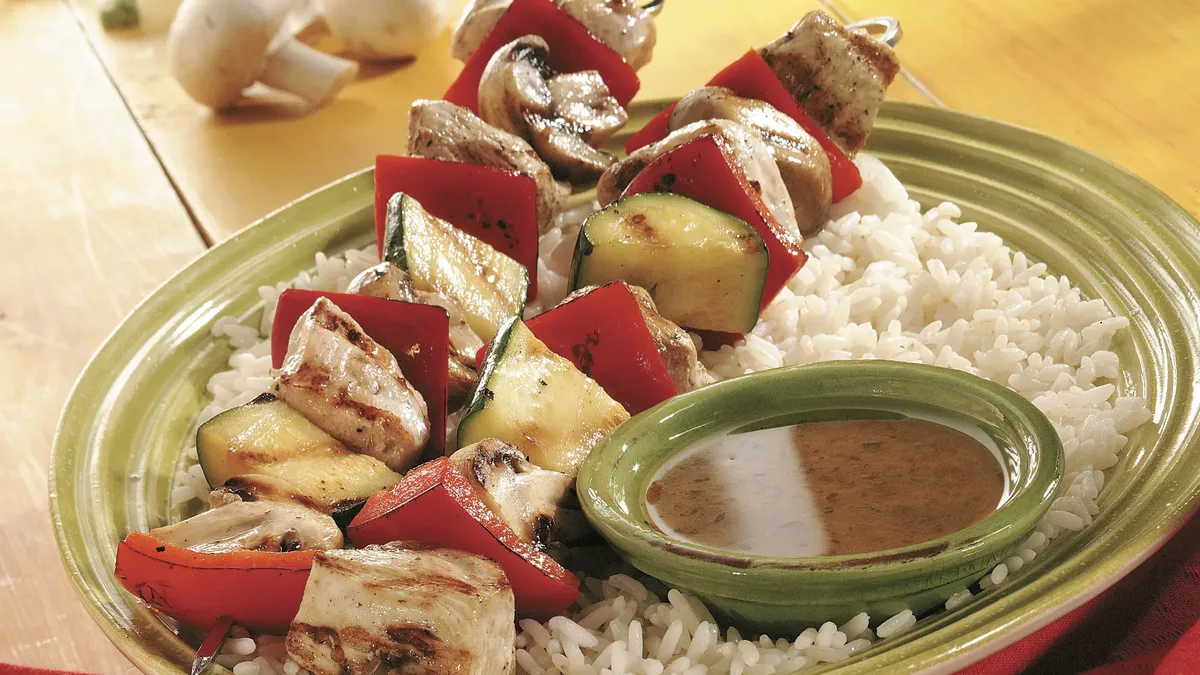 Italian Grilled Kabobs