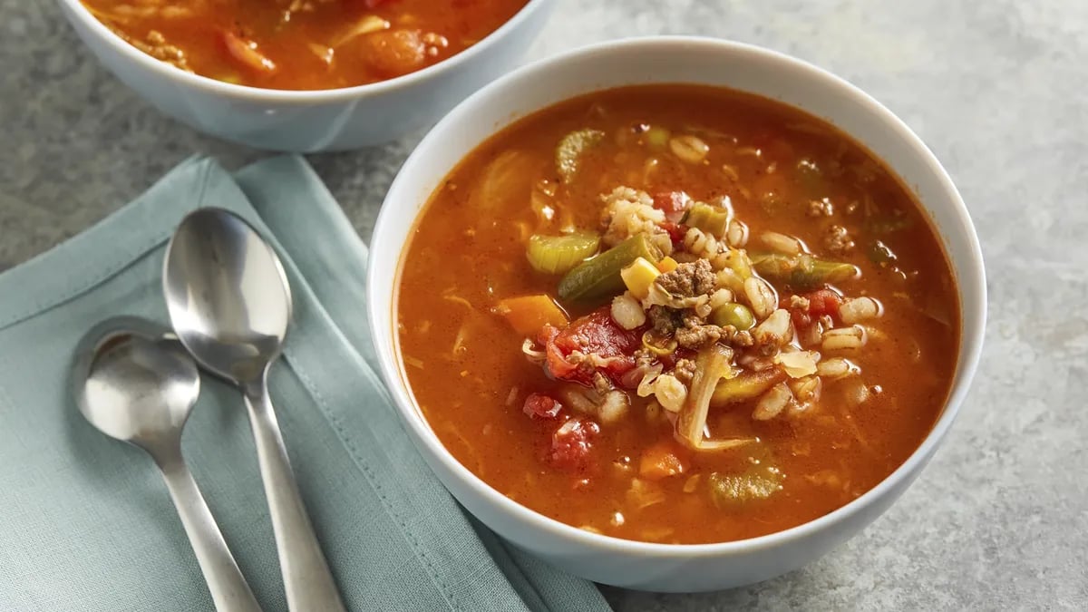 Vegetable Beef Barley Soup