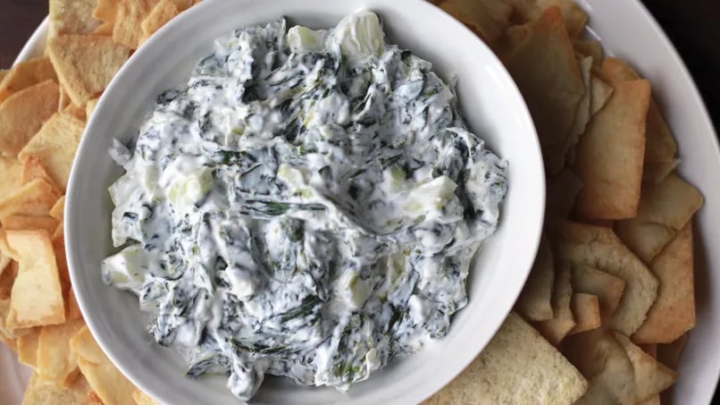 Spinach Cucumber Greek Yogurt Dip