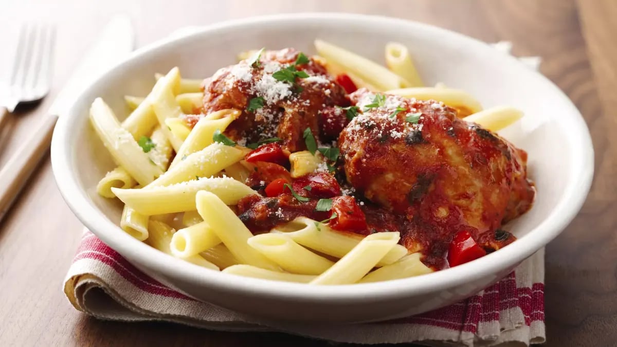 Slow-Cooker 3-Ingredient Italian Chicken