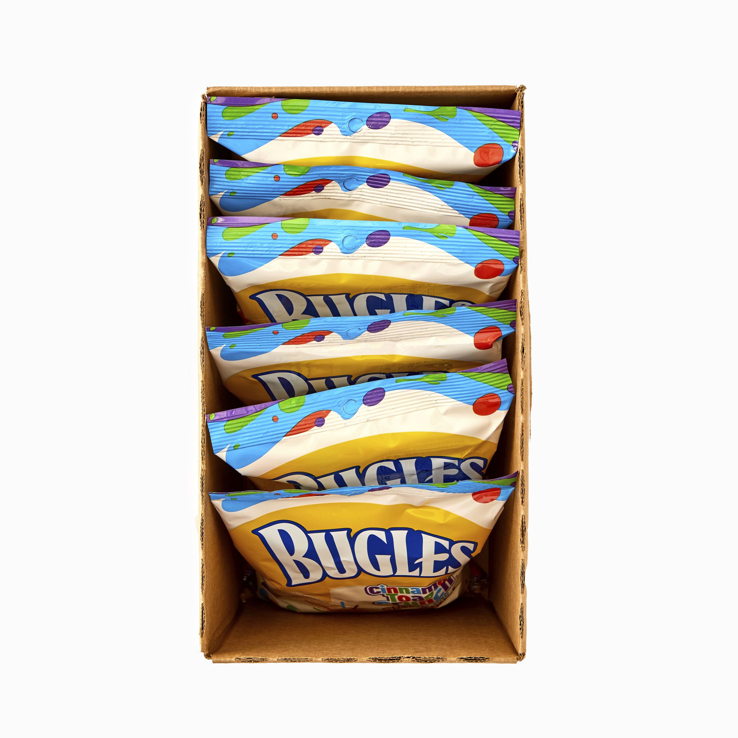  Open Case Bugles(TM) Cinnamon Toast Crunch 6 ct 3oz