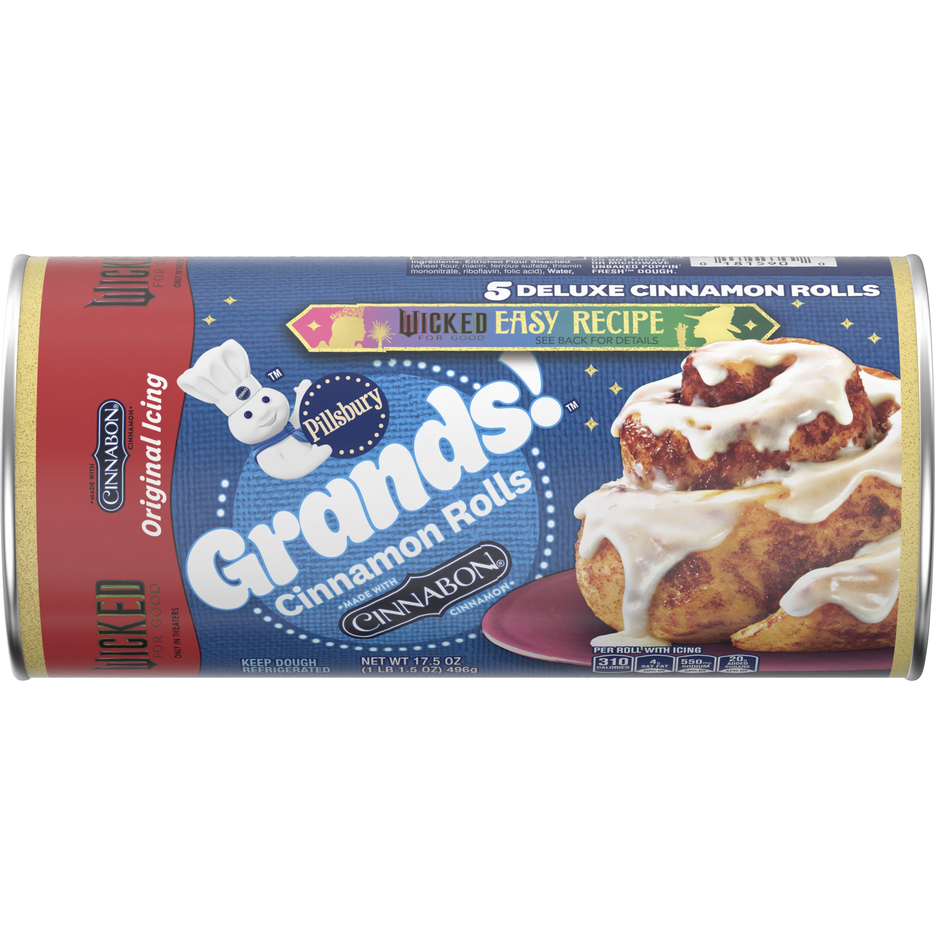 Pillsbury™ Grands!™ Cinnamon Rolls with Original Icing (5 count) - Front