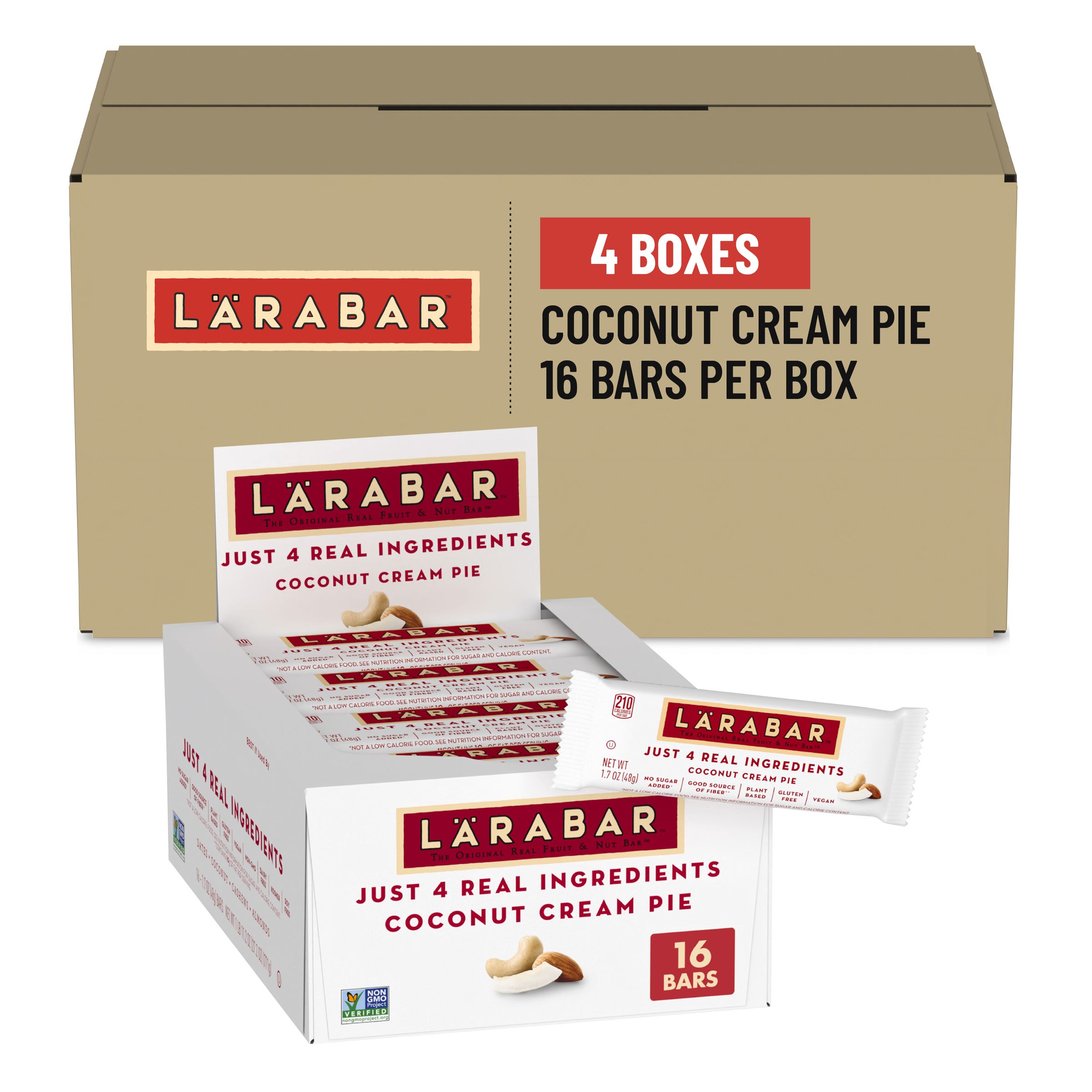  Case Optimized Hero Lärabar(TM) Gluten Free Wellness Bars Coconut Cream Pie (16 ct) 1.6 oz