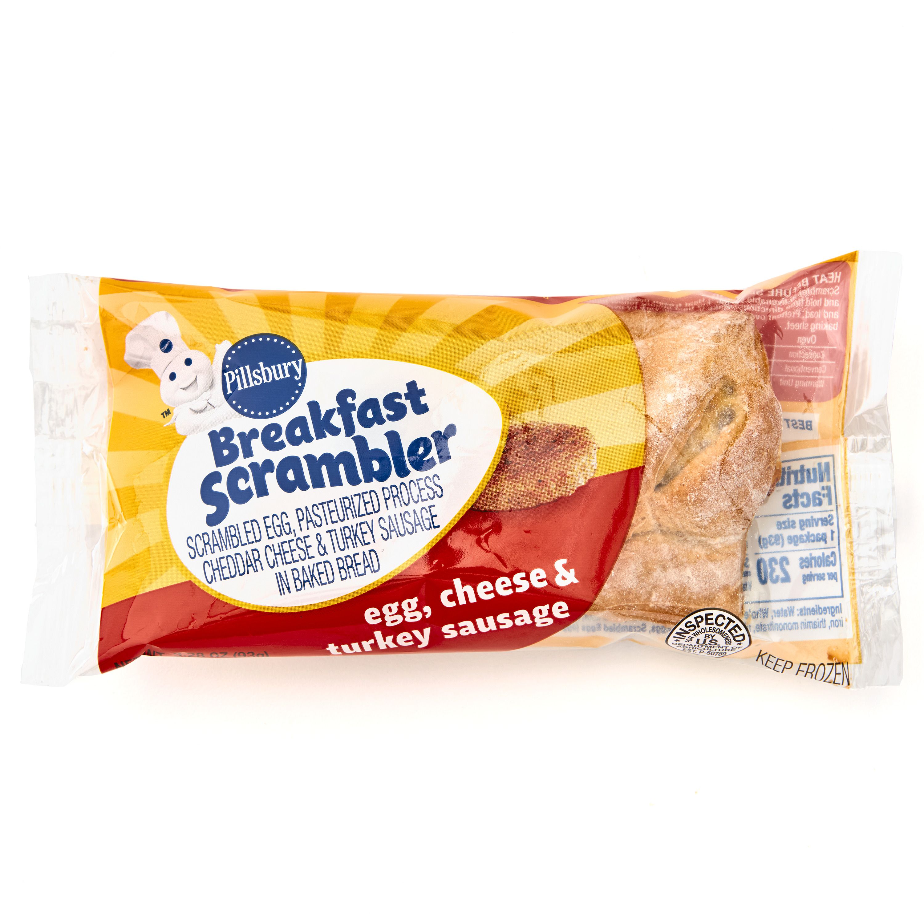 Pillsbury™ IW Breakfast Scrambler Egg, Cheese and Sausage 3.28oz