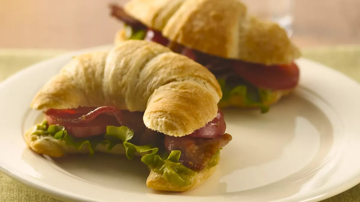 BLT Crescent Sandwiches