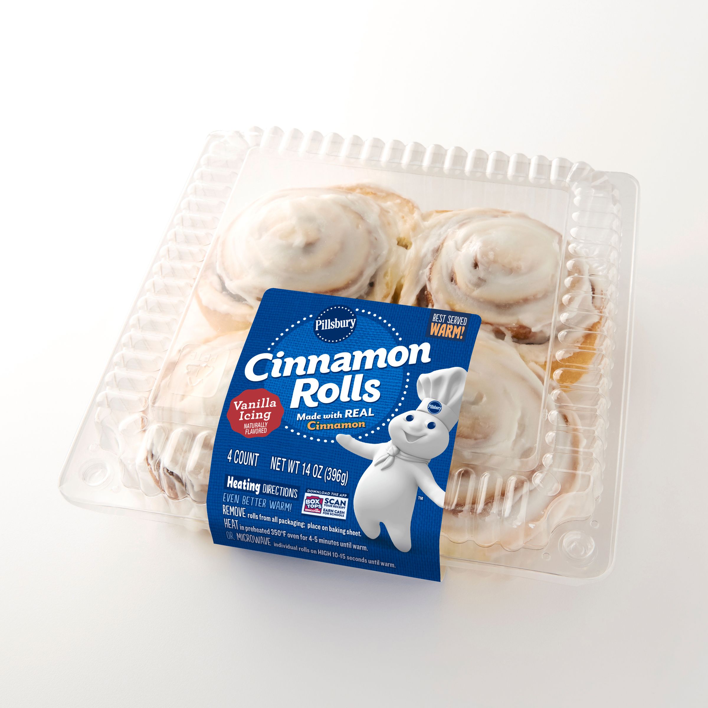  Variety Pack In Packaging Pillsbury Frozen Baked Cinnamon Rolls Retail Bakery Cinnamon 12/14 OZ