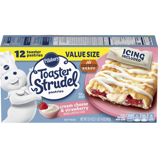 Pillsbury™ Cream Cheese & Strawberry Toaster Strudel™ 12 Ct. - Front