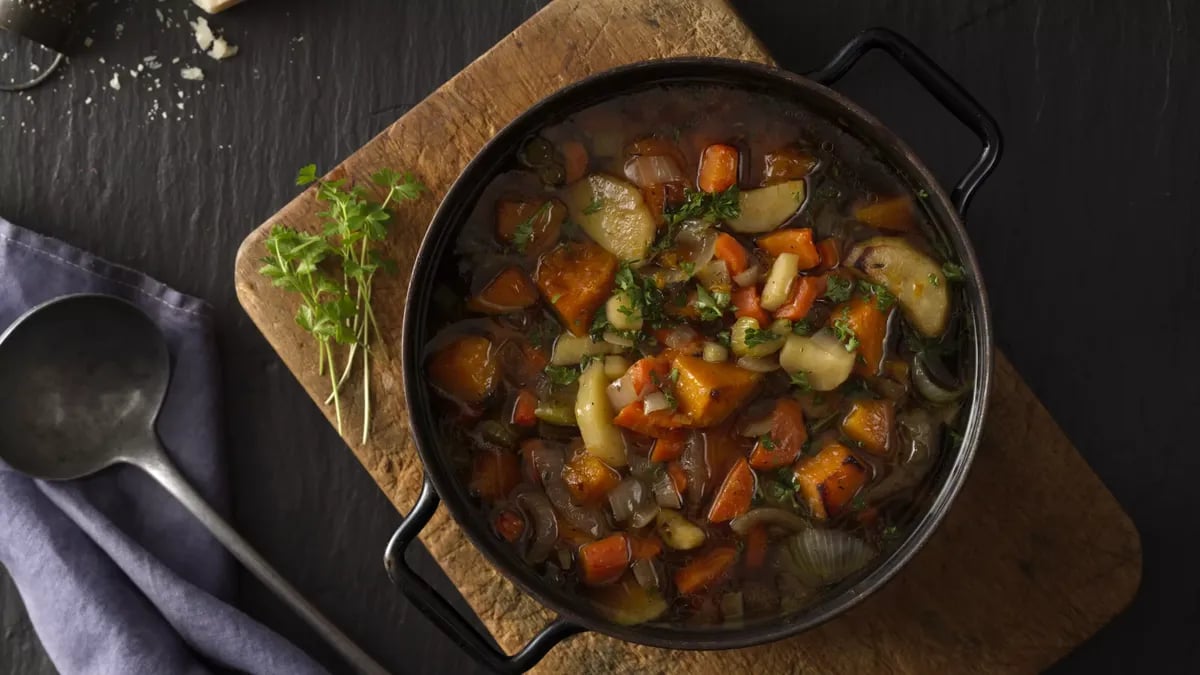 Roasted Winter Vegetable Soup