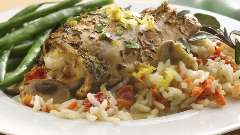 Chicken And Rizz French Country French Chicken and Rice Recipe - QueRicaVida.com