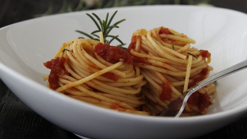 Spicy Rosemary Spaghetti