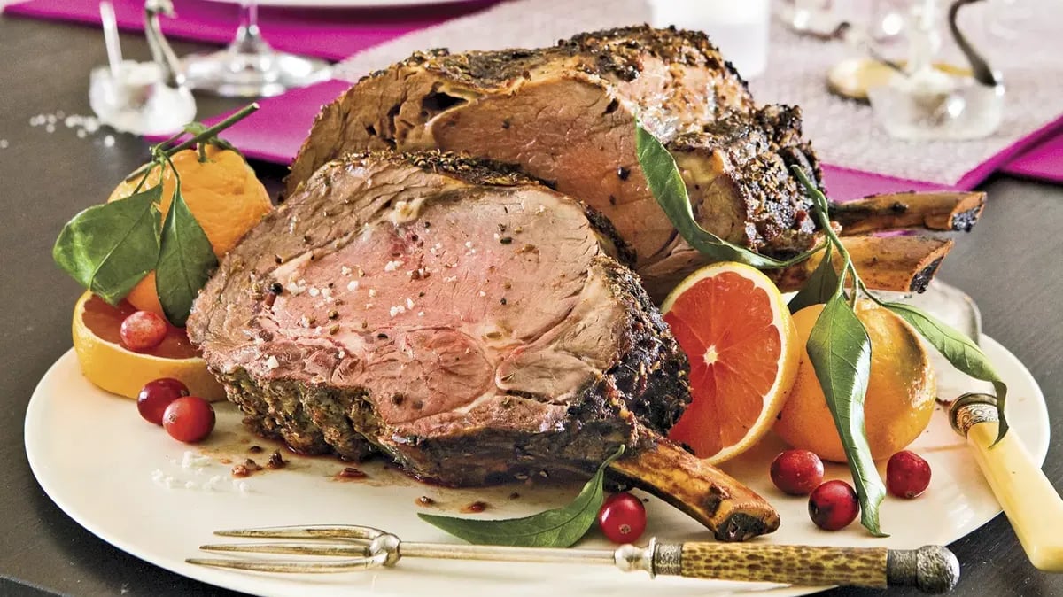 Fennel-Crusted Rib Roast