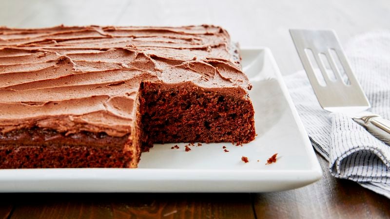 Best Chocolate Cake with Fudge Frosting 