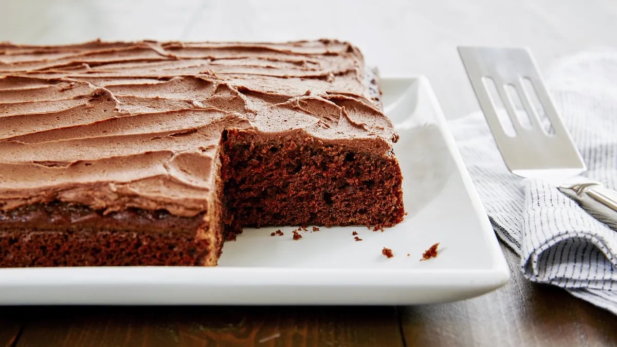 Best Chocolate Cake with Fudge Frosting 