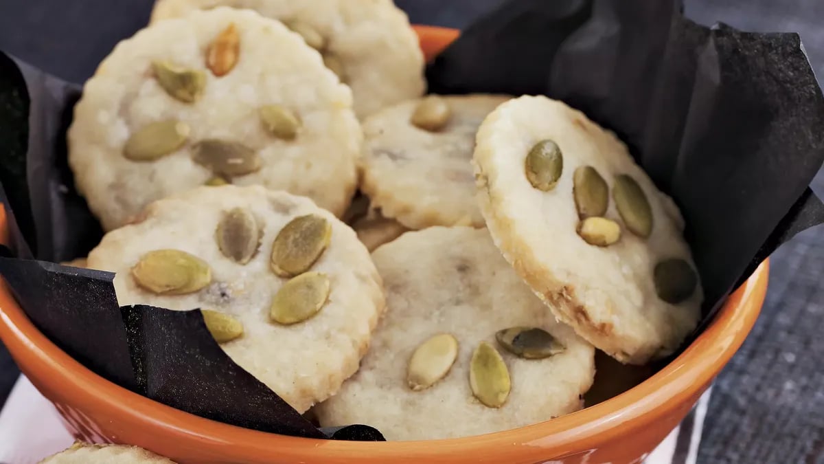 Pumpkin Seed Shortbread