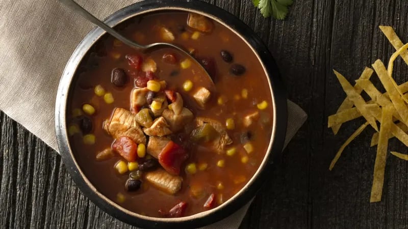 Slow-Cooker Chicken Taco Soup