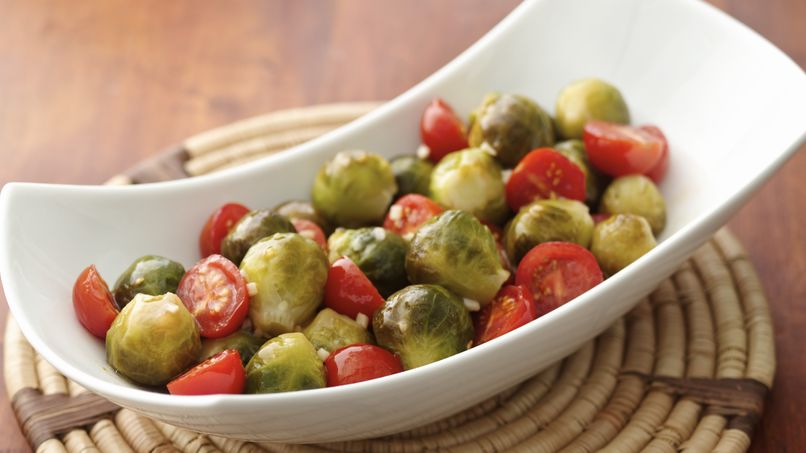 Cherry Tomato-Brussels Sprouts 