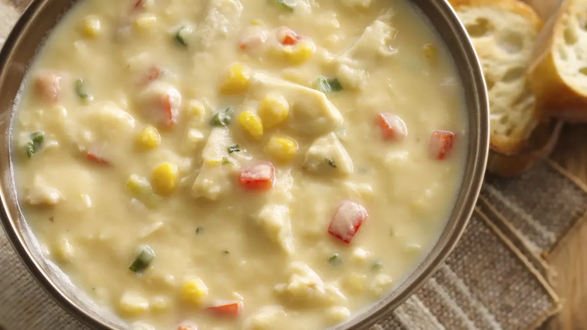 Cheesy Mashed Potato Chicken Chowder