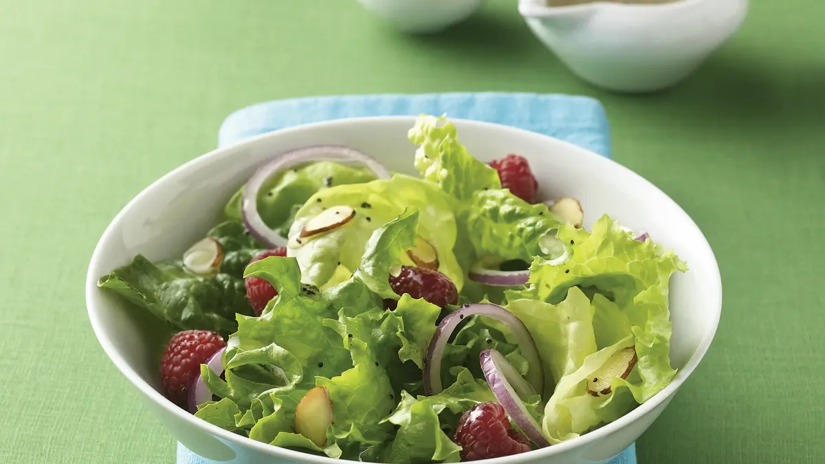 Honey-Lime Berries and Greens