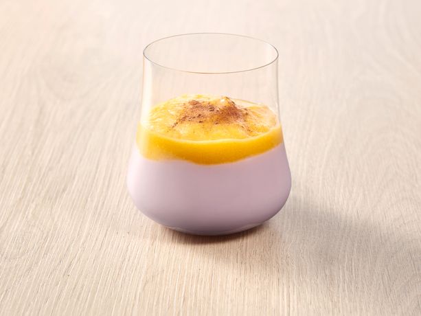 Blueberry Peach Yogurt Parfait - Level 4 (Pureed)