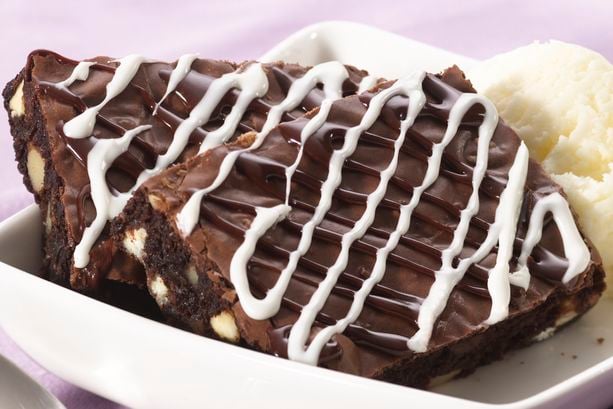 Double Chocolate Walnut Brownies