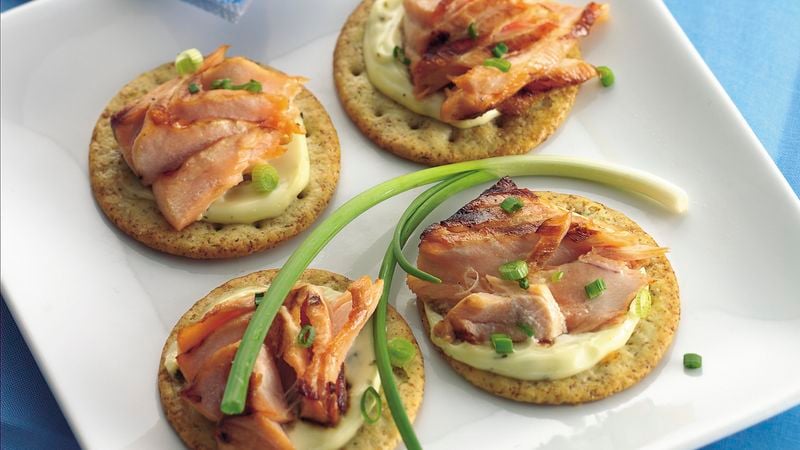 Grilled Salmon with Wasabi Mayonnaise