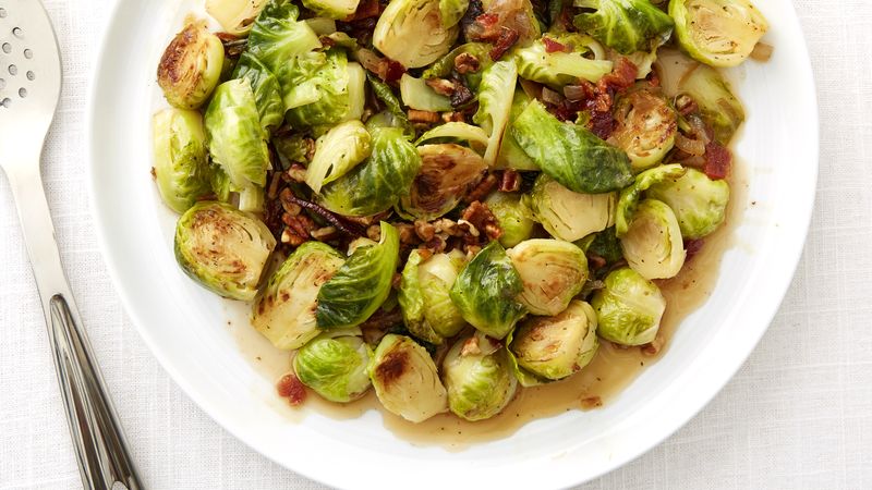 Maple-Glazed Brussels Sprouts