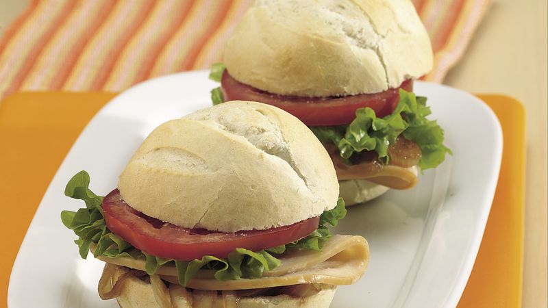 Chicken and Caramelized-Onion Sandwiches