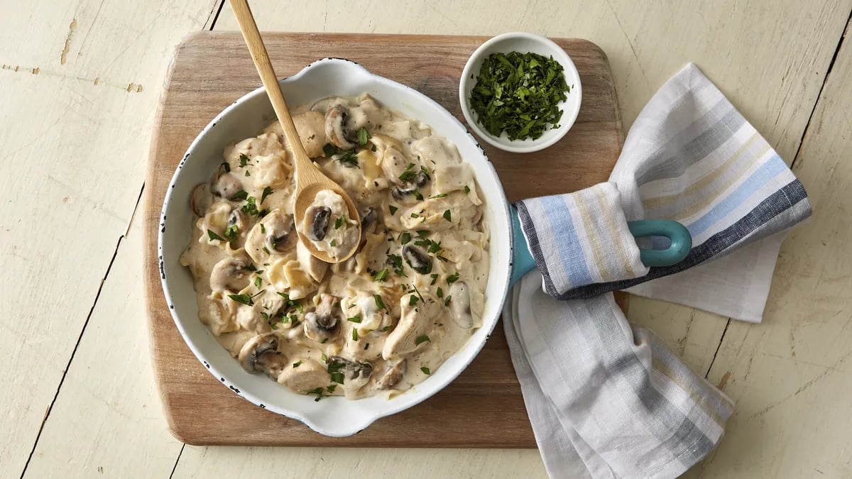 Chicken and Mushroom Stroganoff