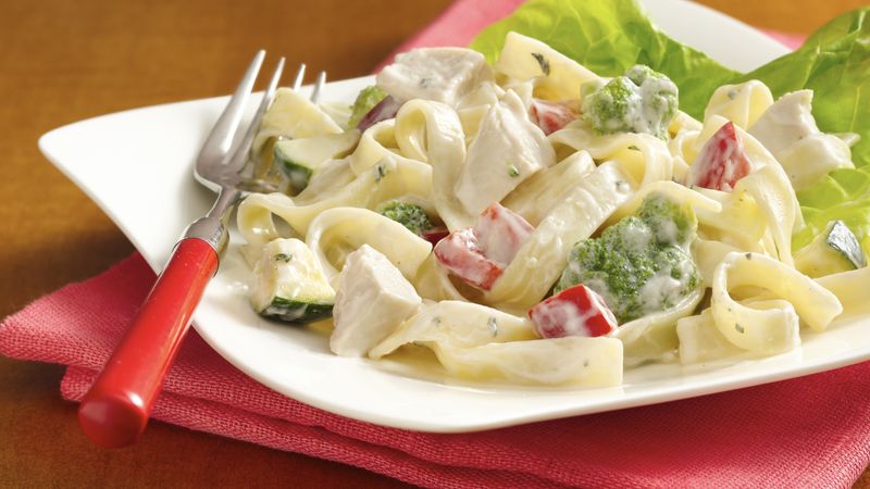 Chicken Alfredo Salad