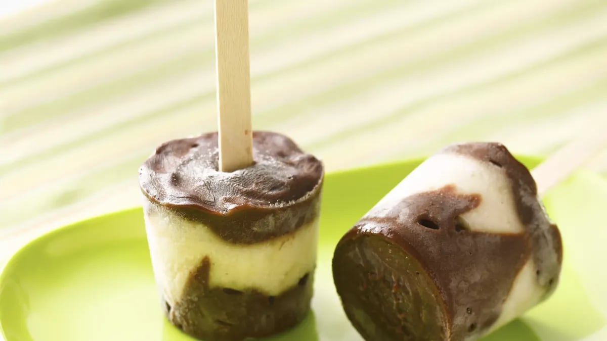 Gluten-Free Fudgy Banana Pudding Pops