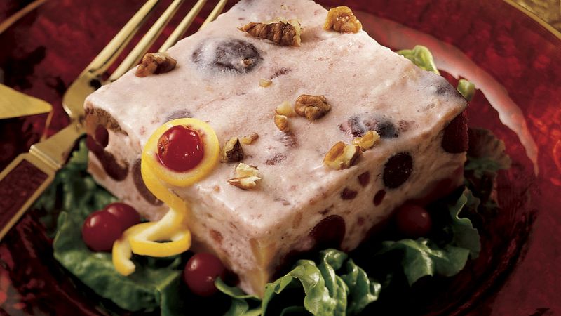Frosty Cranberry Salad Squares