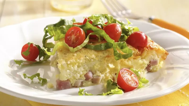 Impossibly Easy Chef’s Salad Pie