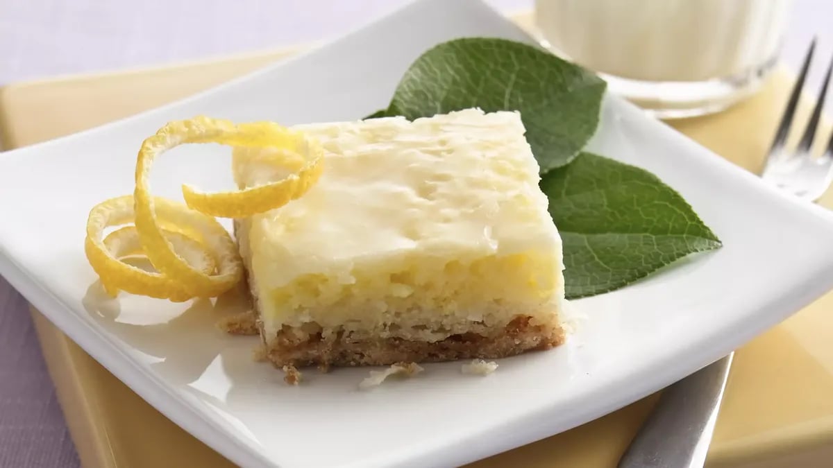 Glazed Lemon-Coconut Bars