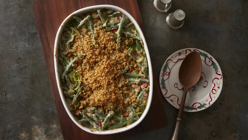 Green Bean and Leek Casserole